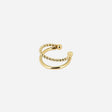 EARCUFF  ZAG RANDA ACIER DORÉ