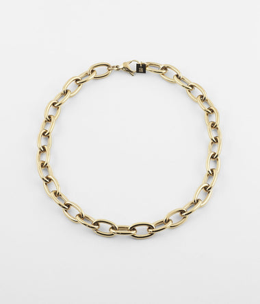 Collier Zag Jackie Acier Doré