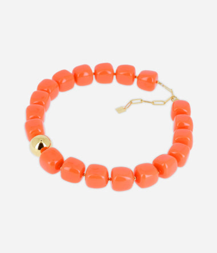 Collier Zag Laïos orange