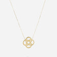 COLLIER ZAG INFINI ACIER DORÉ