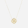 COLLIER ZAG INFINI ACIER DORÉ