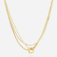 COLLIER ZAG IGUAZU ACIER DORÉ