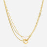COLLIER ZAG IGUAZU ACIER DORÉ
