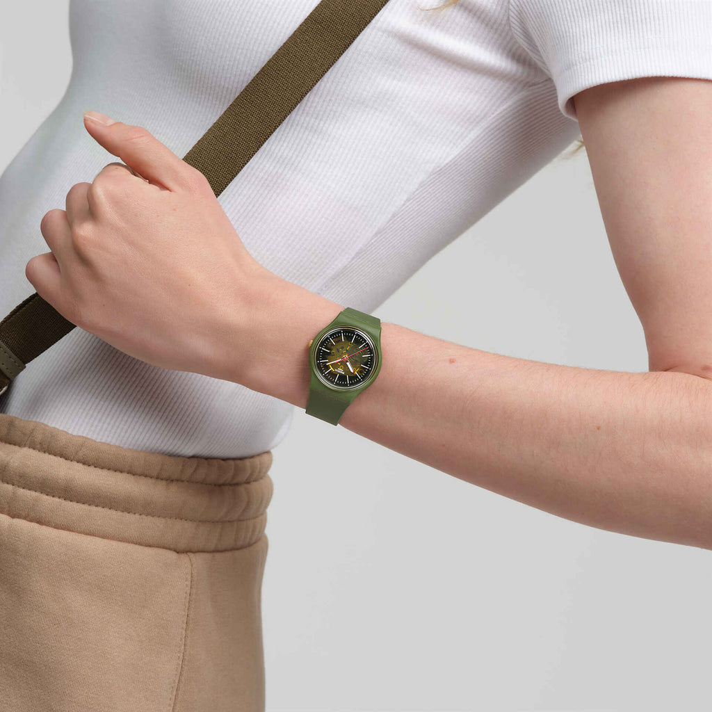 MONTRE SWATCH THRU THE GREENERY