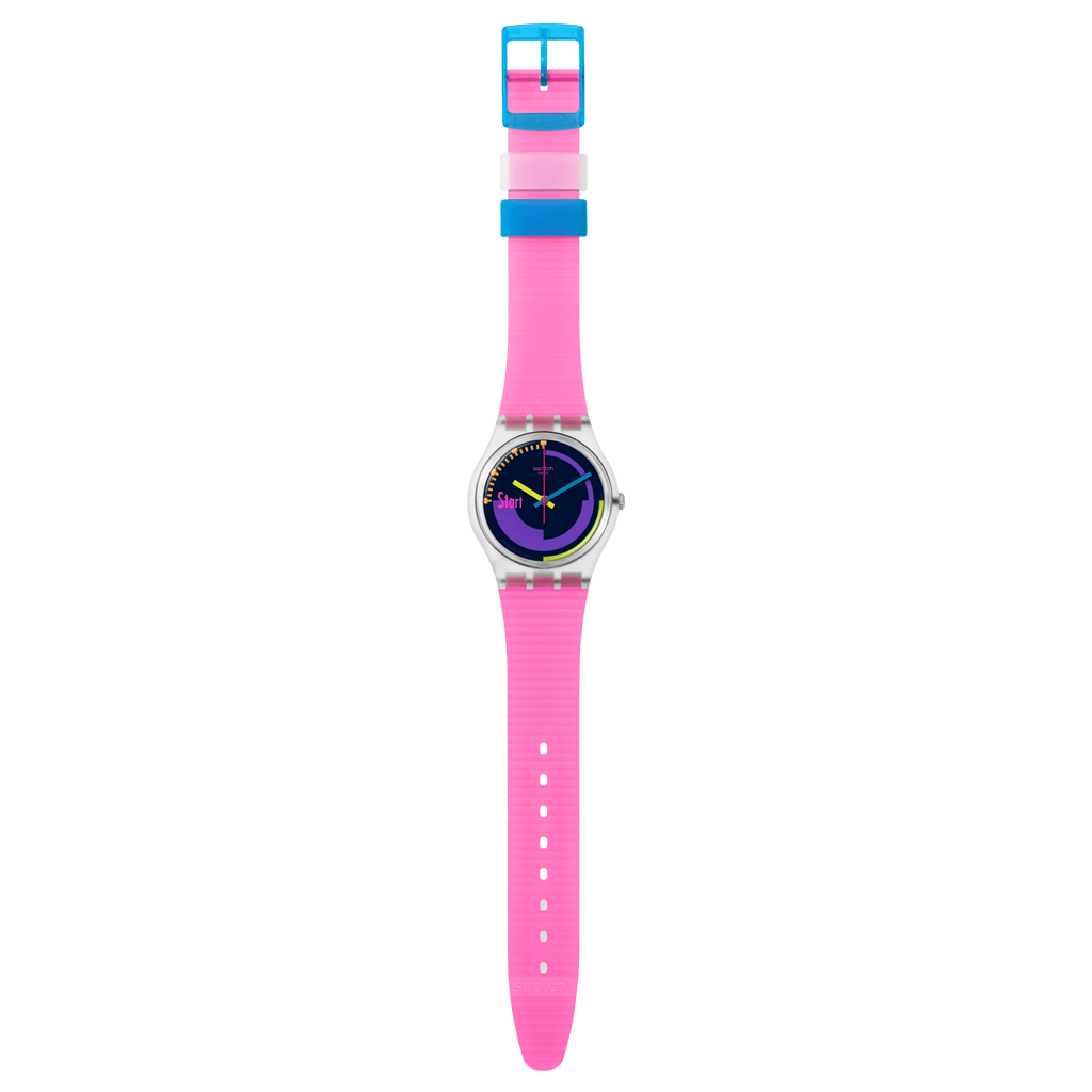 SWATCH NEON PINK PODIUM