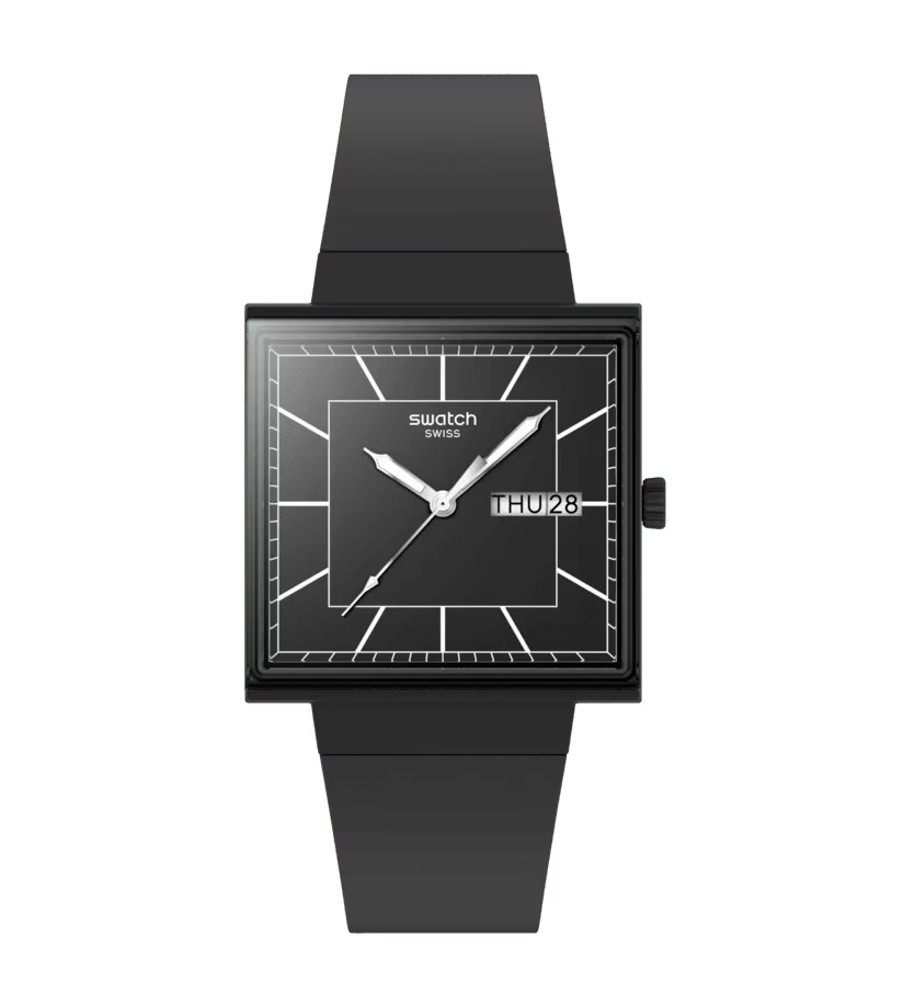 MONTRE SWATCH WHAT IF...BLACKAGAIN?
