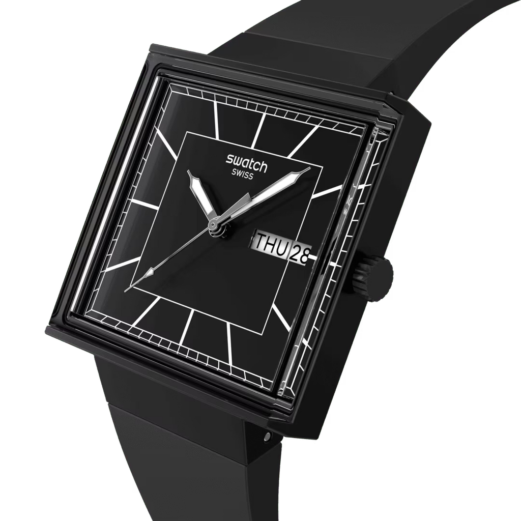 MONTRE SWATCH WHAT IF...BLACKAGAIN?
