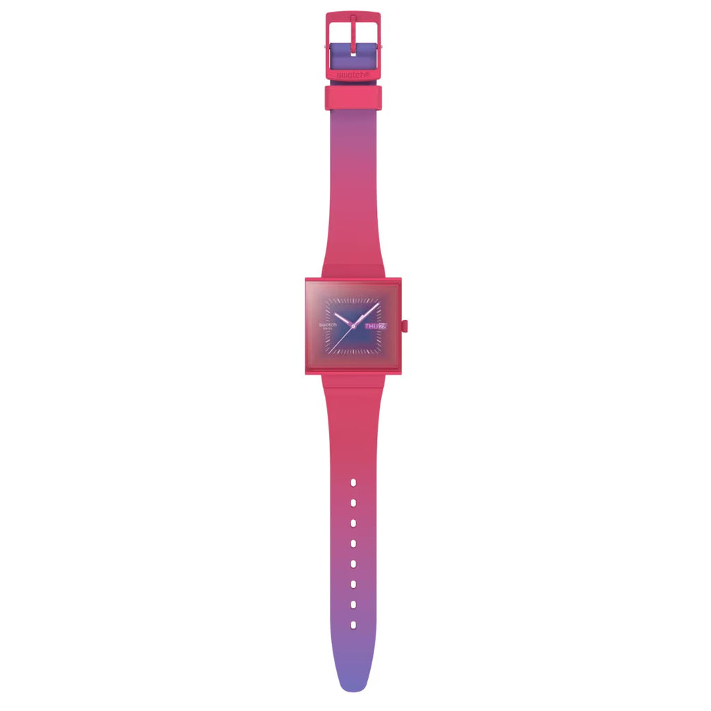 MONTRE SWATCH SQUARELY BERRY
