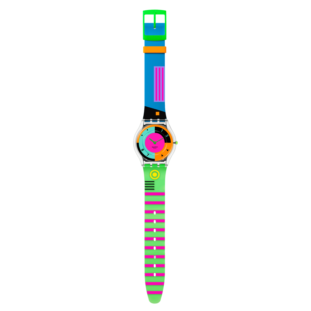 MONTRE SWATCH NEON HOT RACER