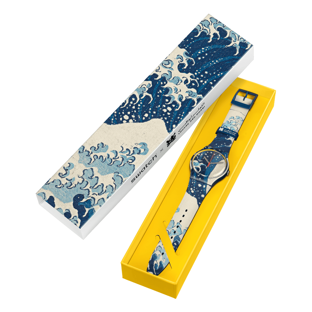 MONTRE SWATCH THE GREAT WAVE BY HOKUSAI & ASTROLABE
