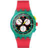 SWATCH NEON EMERALD CHRONO
