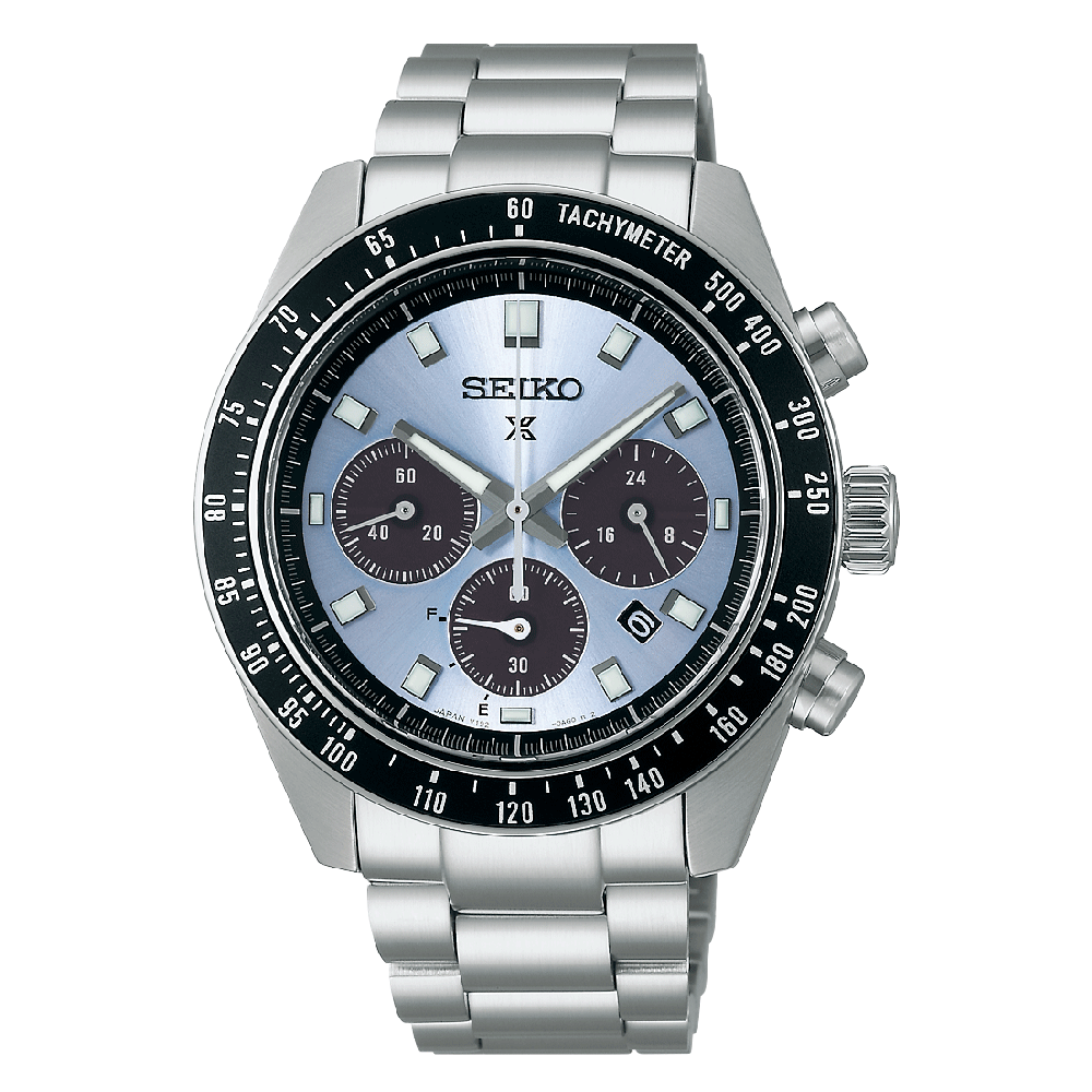 Seiko Prospex Speedtimer SSC935P1 cadran bleu, chronographe solaire