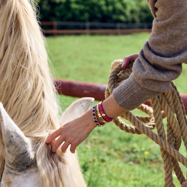 BRACELET SIMONE A BORDEAUX COLORMIND PRUNE