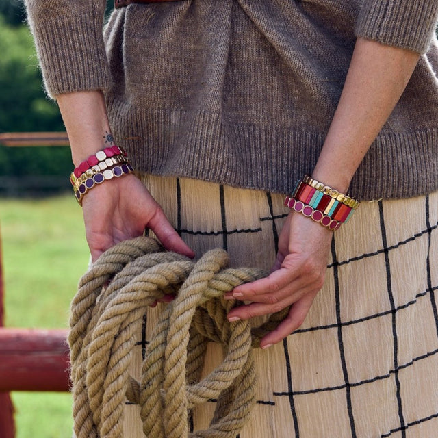 BRACELET SIMONE A BORDEAUX COLORMIND CAPUCINE