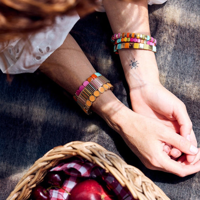 BRACELET SIMONE A BORDEAUX COLORFUL LIBERTY