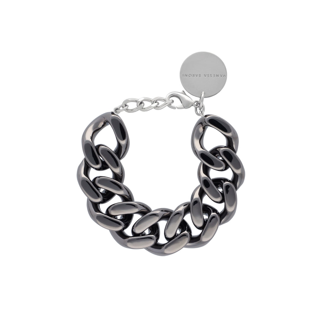 FLAT CHAIN BRACELET ULTRABLACK