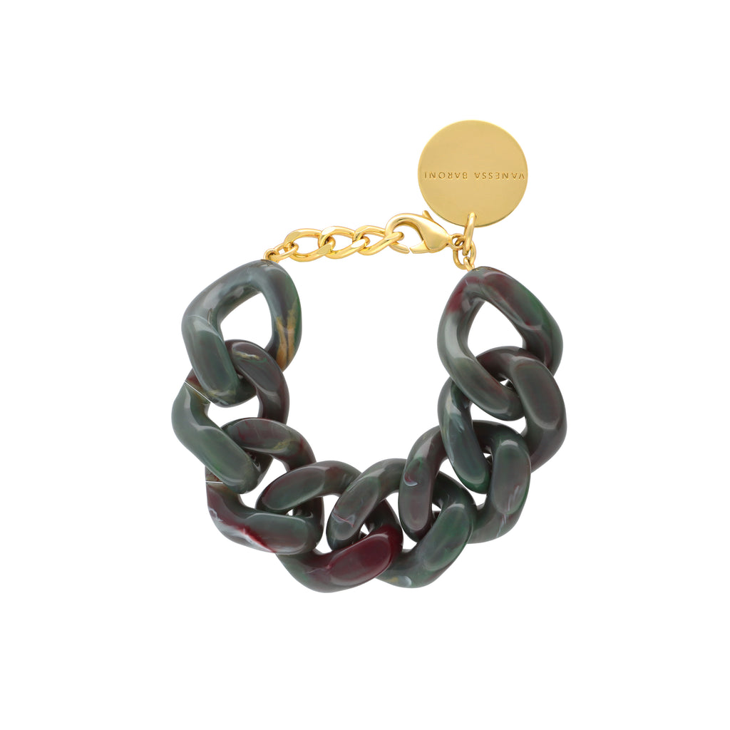 GRAND BRACELET GREEN MARBLE VANESSA BARONI