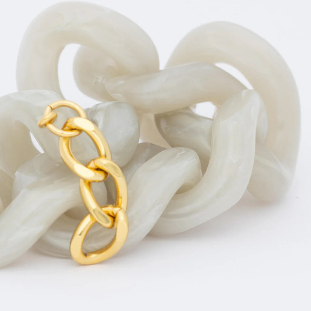 GREAT Bracelet Snow White Marble