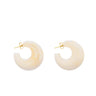 BOUCLES D'OREILLES MOON EARRING PEARL MARBLE VANESSA BARONI