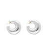 BOUCLES D'OREILLES MOON SILVER VANESSA BARONI