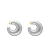 BOUCLES D'OREILLES MOON SILVER VINTAGE VANESSA BARONI