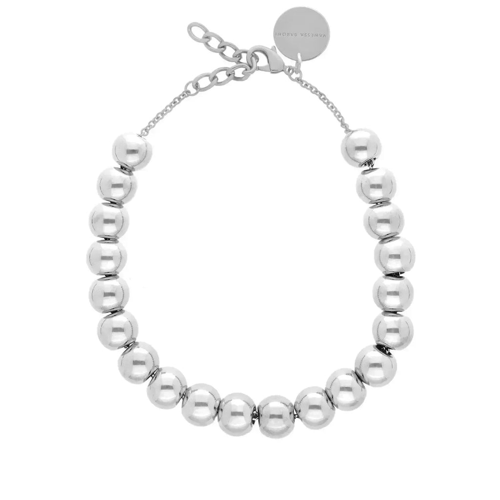 Collier Small Beads Silver Vanessa Baroni