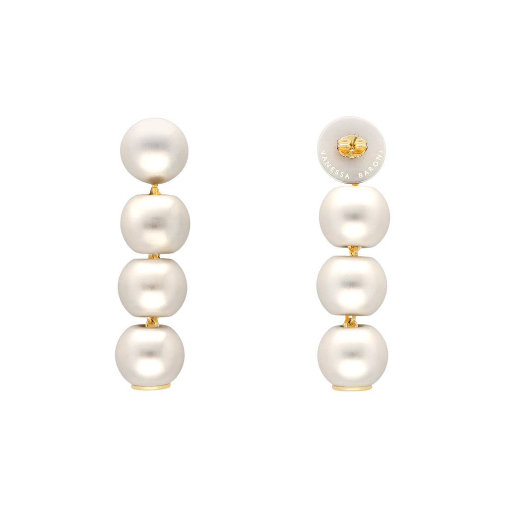 BOUCLES D'OREILLES SMALL BEADS PEARL VANESSA BARONI