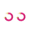 BOUCLES D'OREILLES ROPE FUCHSIA VANESSA BARONI