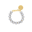 MINI BEADS BRACELET GREY PEARL VANESSA BARONI