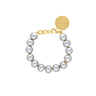 MINI BEADS BRACELET GREY PEARL VANESSA BARONI
