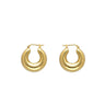 BOUCLES D'OREILLES CIRCLET EARRING GOLD VANESSA BARONI