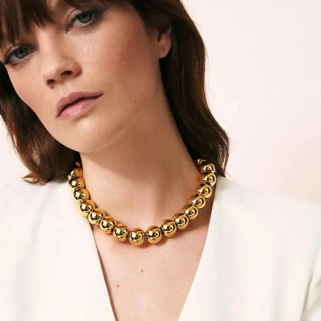 Collier Small Beads Doré | Vanessa Baroni