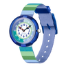 MONTRE FLIK FLAK STRIPY GREEN