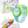 MONTRE FLIK FLAK COLOR IN NEON X FABER CASTELL