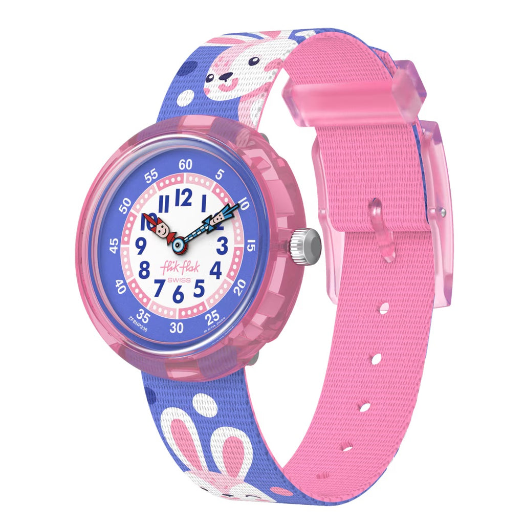 Montre Flik Flak Peek-A-Bunny