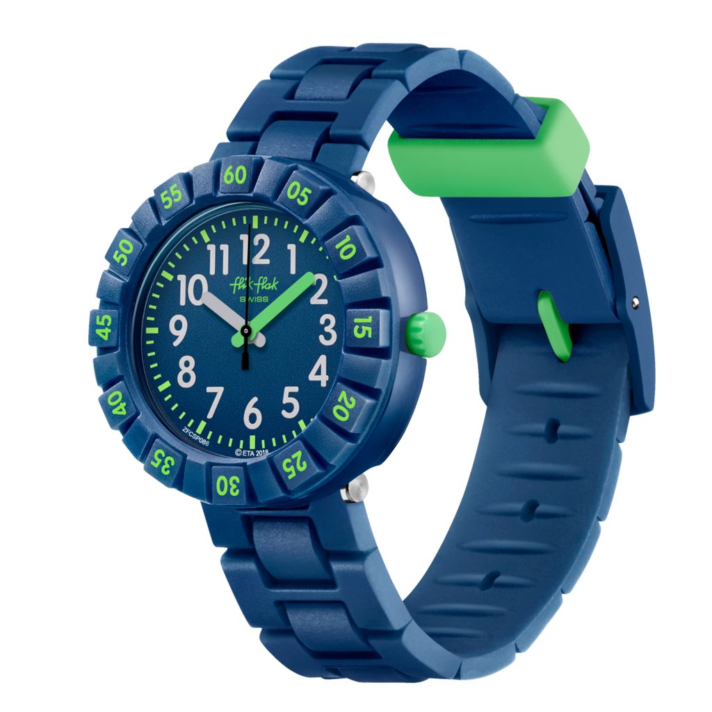 Montre Flik Flak Solo Dark Blue - FCSP086