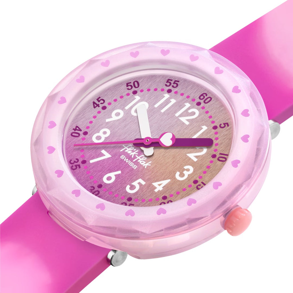 Montre Flik Flak Fuze In Pink
