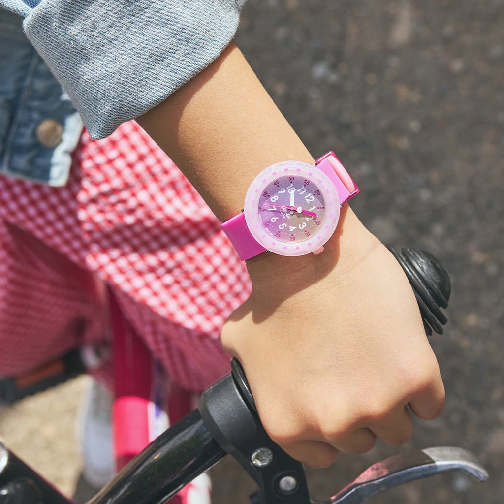 Montre Flik Flak Fuze In Pink