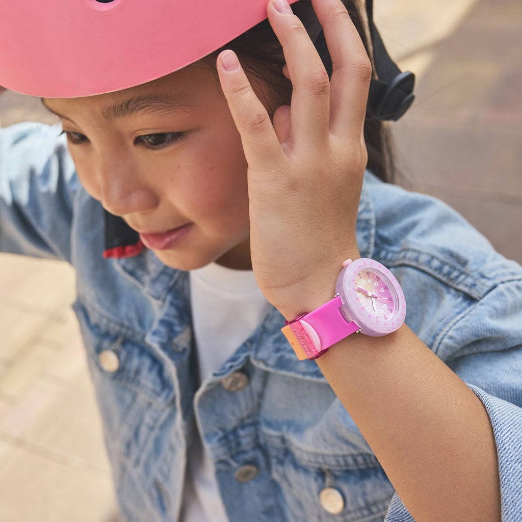 Montre Flik Flak Fuze In Pink