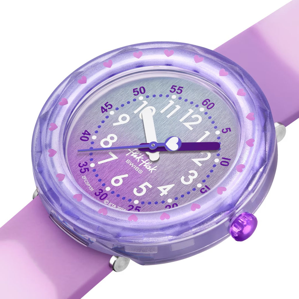 Montre Flik Flak Fuze In Purple