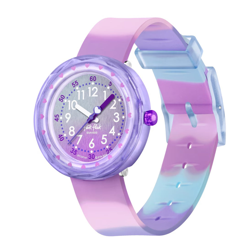 Montre Flik Flak Fuze In Purple