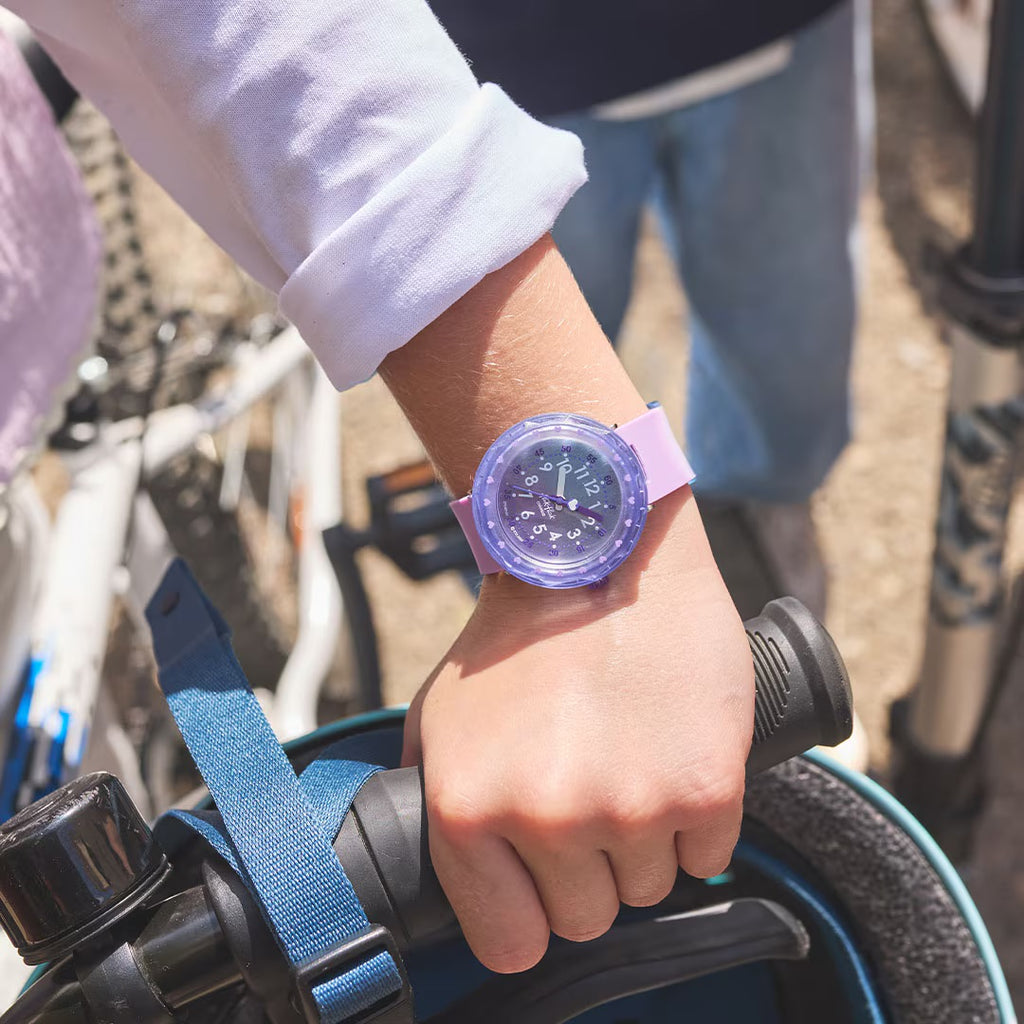 Montre Flik Flak Fuze In Purple