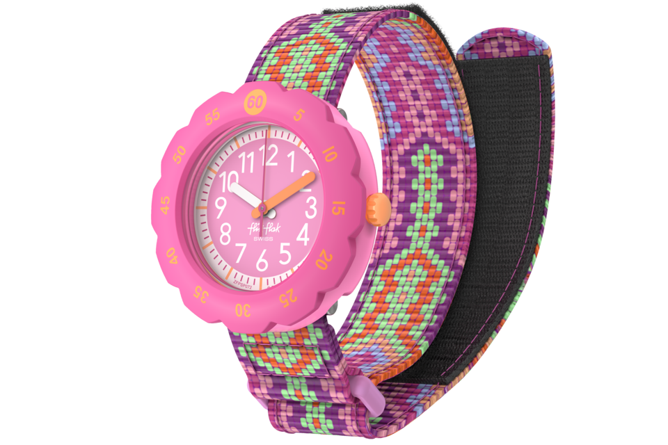 MONTRE FLIK FLAK LOOP IN PINK