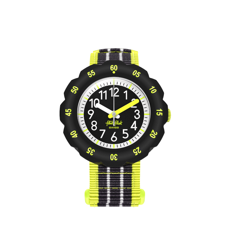 MONTRE FLIK FLAK LOOP IN NEON