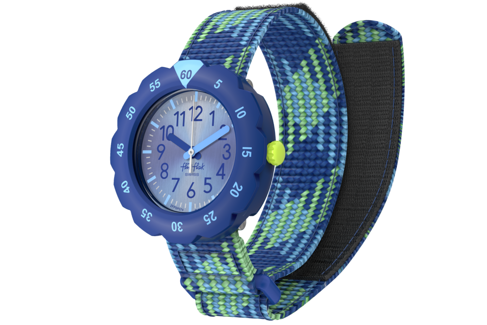 MONTRE FLIK FLAK LOOP IN BLUE