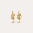 GAS BIJOUX BOUCLES D'OREILLES SCARAMOUCHE DORÉES