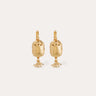 GAS BIJOUX BOUCLES D'OREILLES SCARAMOUCHE DORÉES