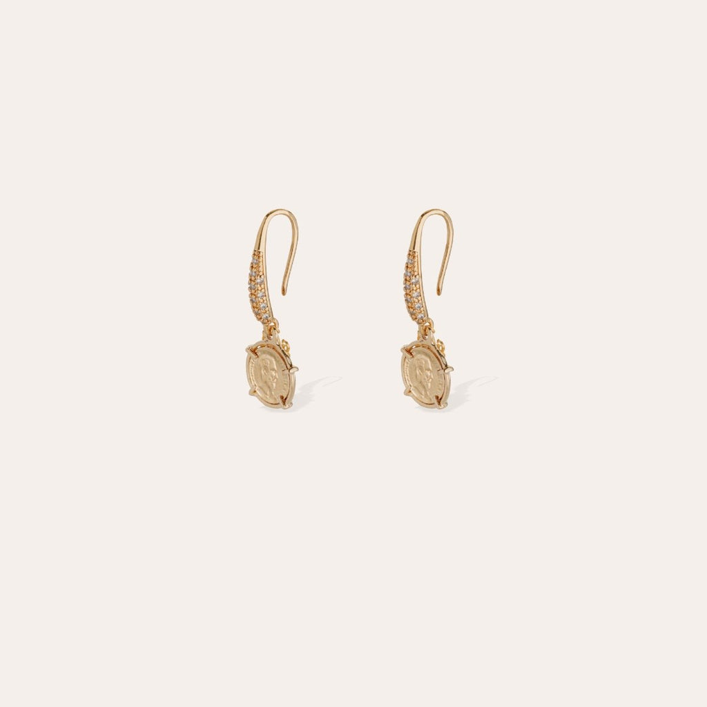 Gas Bijoux boucles d'oreilles Yao Romana dorées