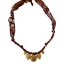 BADHNATI JEWELRY - COLLIER ONE LOVE MULTI COEURS MARRON GLACÉ