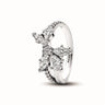 Bague Pandora Herbier Asymétrique Scintillant